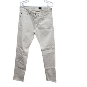 AG The Dylan Slim Skinny White Jeans Men’s 32